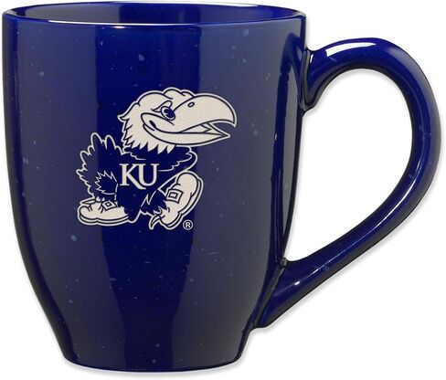 Rico Industries NCAA Jackson State Tigers - JSU Primary 16 oz Team Color Laser Engraved Speckled Ceramic Coffee Mug in Saudi Arabia