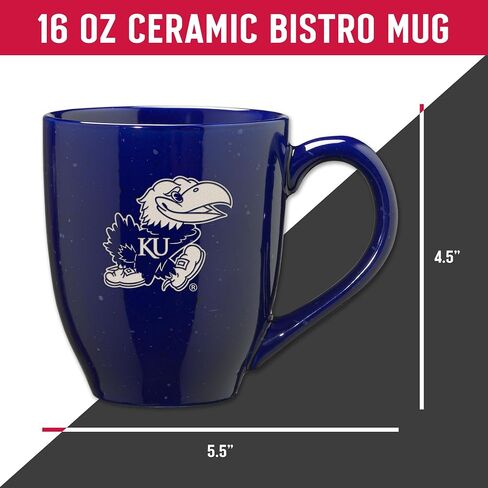 Rico Industries NCAA Jackson State Tigers - JSU Primary 16 oz Team Color Laser Engraved Speckled Ceramic Coffee Mug in Saudi Arabia