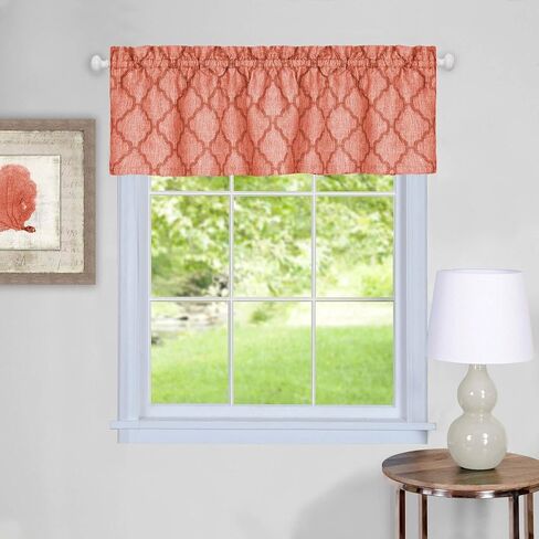 Achim Home Furnishings Colby Valance 58 x 14 - أزرق in Kuwait
