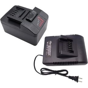 CNBY® 18V 4000mAh Battery CTB8185 Charger CTC720, Replace for Snap on CTB8185 CTB8187 CTB7175 Lithium Battery for Snap on CT8850 CT7850 CTR7850H CTL7850 CT8810 Wrench Tool Battery