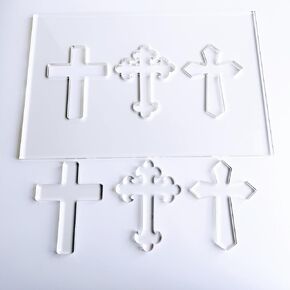 Crosses Router Template, Router Jig, Woodworking Template, Craft Template