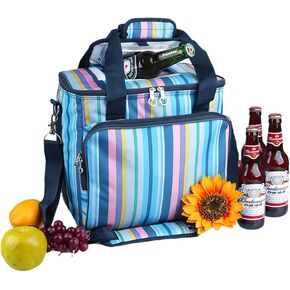 Yodo 25L Collapsible Soft Cooler Bag - Family Size Roomy for Reunion, Party, Beach, Picnics, Sporting Music Events, Everyday Meals to Work