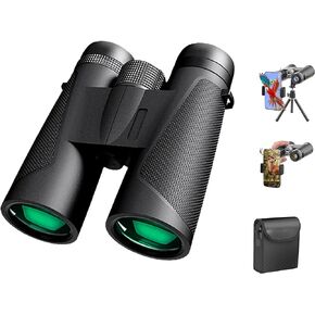 AiScrofa Opera Glasses Binoculars 12x42 HD Binoculars for Adults High Powered with Phone Adapter, Tripod and Tripod Adapter - Super Bright Waterproof Binoculars for Bird Watching Cruise Ship