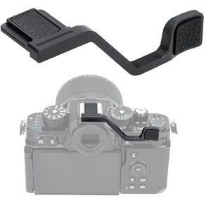JJC Metal Thumb Up Grip Thumb Rest for Nikon Zf Z f Camera, Hot Shoe Mount Stand Thumb Support for Stable and Safe Hand Hold, with Anti-Scratch Silicone Pad, Not Affect The Use of Camera Buttons