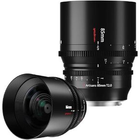 7artisans 85mm T2.0 Cine Lens Cinema Lens Full Frame Prime Lens De-clicked Spectrum Aperture for Canon EOS-R
