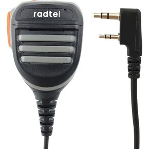 radtel Platinum Series Rainproof Heavy Duty Shoulder Speaker Mic Compatible RT-470X RT-470 RT-490 RT-890 RT-830 RT-495 A36Plus Kenwood radios,Microphone… (Advanced Mic)