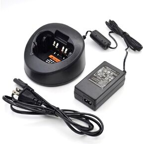 Kymate NTN8831 Rapid Charger Compatible for Motorola Radio XTS5000 XTS3000 XTS2500 XTS1500 MTS2000 HT1000 PR1500 NTN9858 NTN8923 NNTN7335 NTN8294 NTN7143 NTN7144 WPLN4114AR Battery Charging NO-IMPRES