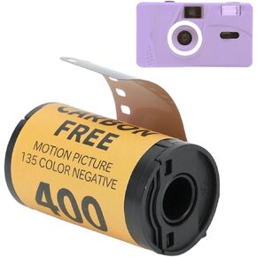 Color Film Camera Color Film, Customized Film Roll 400 35mm Fine Grain Wide Exposure Latitude HD Camera Color Negative Film for 135 Camera, Camera Color Negative Film (36 Sheet)