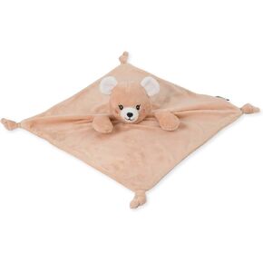 KINREX Teddy Bear Security Blanket for Babies - Soft Plush Soothing Towel, Unisex Baby Comforter Toy, Ideal Sleep Companion, Newborn Teddy Bear Lovey, for Boys & Girls, Measures 12 Inches