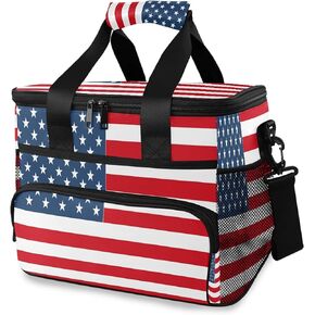 AUUXVA Cooler Bag Large Camping Cooler Tote Lunch Cooler Bag Leakproof Insulated Waterproof Lunch Box
