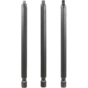 Snappy Tools #1, 2, 3 x 4 Inch Square Driver Bits (1 Each) #54123