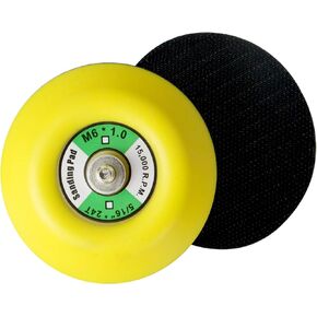 2PCS 3" Hook and Loop Backing Pads 5/16"-24 Threads Polishing Buffing Plate for Dual Action Car Polisher (8mm)