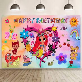 Manana Sera Bonito Background Birthday Decorations, Manana Sera Bonito Happy Birthday Banner Backdrop for Karol G Birthday Party Supplies (5x3ft)
