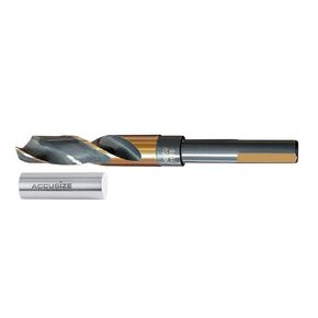 Accusize Industrial Tools 15/16'' ANSI M35(H.S.S. + 5% Cobalt) S and D Drill, 1/2'' Shank, 135 Degree Split Point, 0412-1516