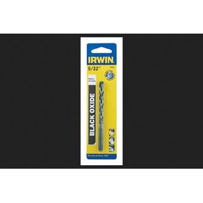 Irwin Drill 9/32 HD JL BLK OX CARDED