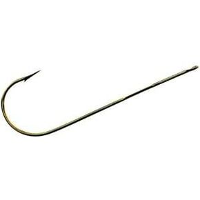 Tru Turn 888ZS Size 10 Gold Panfish and Trout Ultra Sharp Aberdeen Hook, Pack of 7, 24-Karat Gold Plating