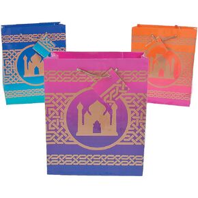 Fun Express Arabian Nights Gift Bag (set of 12) EID Mubarak gift bags and Aladdin Party Supplies