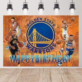 غولدن ستايت ووريورز خلفية عيد ميلاد الزينة ستيفن كاري لوازم الحفلات كرة السلة عيد ميلاد صورة خلفية للبنين أطفال بنات في المنزل داخلي في الهواء الطلق حفلة عيد ميلاد تفضل 5x3FT in Kuwait