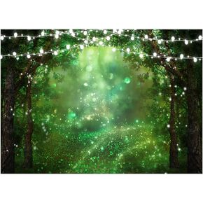 AIIKES 7X5FT Spring Enchanted Garden Backdrop Fairy Wonderland Woodland Backdrop Forest Backdrop for Photography Wedding Baby Shower Birthday Party Decorations Banner Studio Portrait Prop 12-545