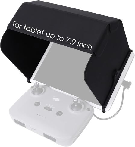 غطاء حماية من الشمس قابل للطي من CAPART لجهاز تحكم DJI RC-N1/RC-N2، متوافق مع DJI Mini 4 Pro Mini 3 Mini 3 Pro Mini 2 SE Mavic 3 Classic Pro DJI Air 3 2S، إصدار سريع (للكمبيوتر اللوحي بشاشة 7.9 بوصة) in Kuwait