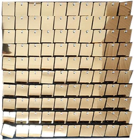 24 Sequin Panels for Sequin Wall - New Interlocking Design | Shimmer Wall, Sequin Backdrop, Events, and Advertising Signs (Iridescent) in Saudi Arabia