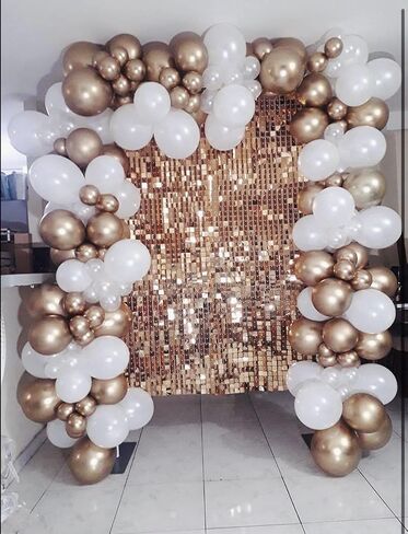 24 Sequin Panels for Sequin Wall - New Interlocking Design | Shimmer Wall, Sequin Backdrop, Events, and Advertising Signs (Iridescent) in Saudi Arabia