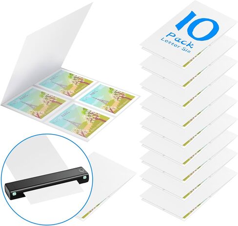 Laminator Carrier Sleeve Lamination Carrier Thermal Laminating Carriers Sheets Thermal Carrier Sheet for Laminator with All Brand Laminating Pouch (5, Letter Size) in Saudi Arabia