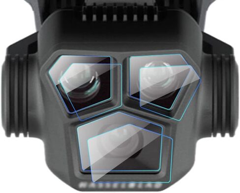 واقي عدسة متوافق مع كاميرا DJI Mavic 3 Pro (6 عبوات)، زجاج مقسى مقاوم للخدش بقوة 9H in Kuwait