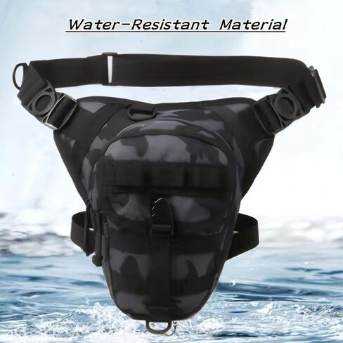 حقيبة الساق التكتيكية من Vdones للرجال، حقيبة الفخذ المثالية للنساء، مثالية لصيد الأسماك، والمشي لمسافات طويلة، والدراجات النارية، وركوب الخيل، والكشف in Kuwait