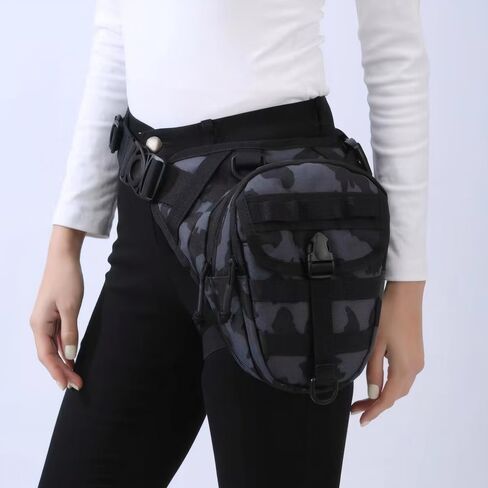 حقيبة الساق التكتيكية من Vdones للرجال، حقيبة الفخذ المثالية للنساء، مثالية لصيد الأسماك، والمشي لمسافات طويلة، والدراجات النارية، وركوب الخيل، والكشف in Kuwait