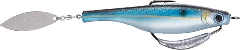 Hyperlastic Dartspin Pro Weedless 5.5 بوصة ظهر أزرق - فضي in Saudi Arabia