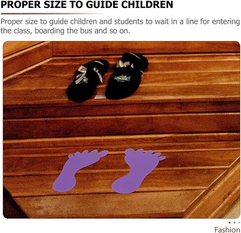 LUOZZY 30 Pairs 60 Pieces Footprint Floor Decals Footprint Stickers Kids PVC Footprint Decal Floor Stickers for School Kindergarten Nursery Classroom Decoration, Random Color in Saudi Arabia