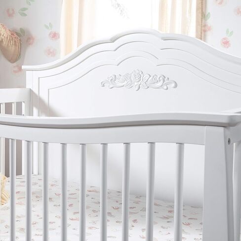 DaVinci Fiona 4-in-1 Convertible Crib in White, Greenguard Gold Certified in Saudi Arabia