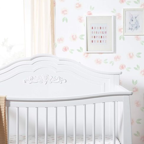 DaVinci Fiona 4-in-1 Convertible Crib in White, Greenguard Gold Certified in Saudi Arabia