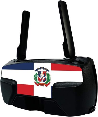 غلاف MightySkins لطائرة DJI Mavic Mini المحمولة بدون طيار كوادكوبتر - علم الدومينيكان | غطاء ملتف واقٍ ومتين وفريد ​​من نوعه من الفينيل | سهل التطبيق والإزالة وتغيير الأنماط | صنع في الولايات المتحدة الأمريكية (DJMAVMIN-علم الدومينيكان) in Kuwait