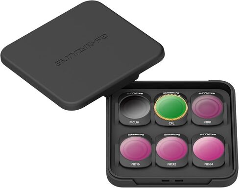 مجموعة مرشحات عدسة الكاميرا مكونة من 6 قطع متوافقة مع OSMO Pocket 3، MCUV+CPL+ND8+ND16+ND32+ND64 ملحقات المرشحات متعددة الطبقات in Kuwait