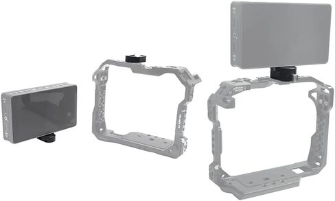 DIGITALFOTO Mini Quick Release Plates with Detachable Anti-Twist ARRI Locating Pins and 1/4" 3/8" Screws, Suitable for Camera Monitors, Magic Arms,Tripods in Kuwait