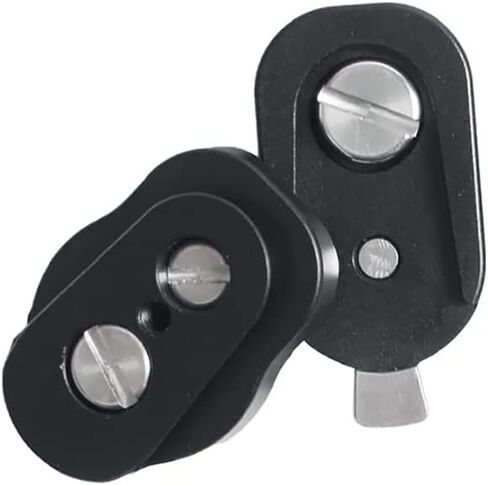 DIGITALFOTO Mini Quick Release Plates with Detachable Anti-Twist ARRI Locating Pins and 1/4" 3/8" Screws, Suitable for Camera Monitors, Magic Arms,Tripods in Kuwait