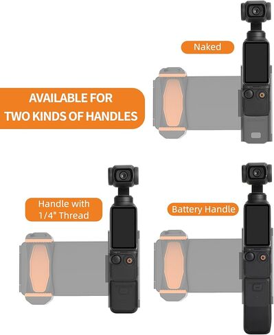 محول حامل تمديد للهاتف المحمول لجيب DJI Osmo 3 ملحقات مشبك الهاتف، حامل مشبك للجيب، 3 مقبض للكاميرا، إطار تمديد للأحذية الباردة، حامل ثلاثي القوائم، محول تثبيت للتوسيع in Kuwait