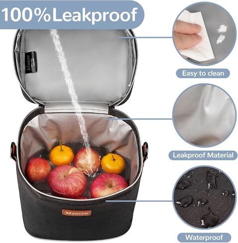 حقيبة تبريد حليب الثدي من مانكرو مع علبة ثلج، مقترنة بحقيبة تبريد زجاجات الأطفال المعزولة، مجموعة حقيبة سفر لتبريد حليب الثدي للأم المرضعة والرعاية النهارية in Kuwait