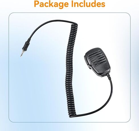 Retevis RM01 1 دبوس 3.5 مم ميكروفون مكبر صوت على الكتف، متوافق مع راديو RM01 وRT55 وRA26 VHF البحري، ومقبس صوت 3.5 مم (حزمة واحدة) in Saudi Arabia