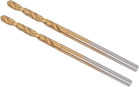 CoCud Mini Drill Bit, 2.2mm Drill Diameter 2.35mm Shank Diameter, Titanium Coated Micro Engraving Drill Bit - (Applications: for Plastic and Woodwork), 2-Pieces in Saudi Arabia