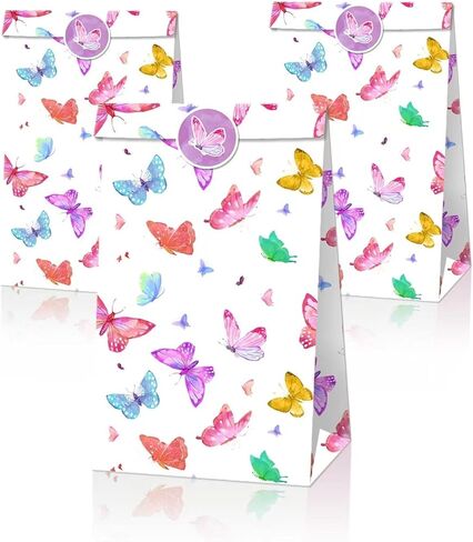 حقيبة ورقية للحفلات على شكل فراشات من Anor Wishlife، حقائب هدايا، أكياس حلوى لحفلات الفراشات، ديكورات in Kuwait