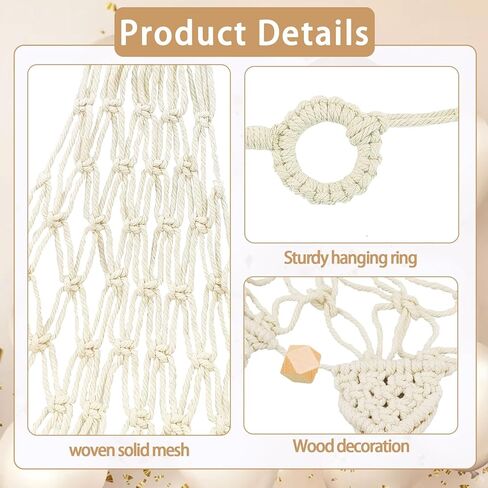 Stuffed Animal Net, Pink Toy Hammock Hanging Star Stuffed Animal Storage Organizer Holder Room Decor with Tassels for Play Room Bedroom Birthday Gifts in Kuwait