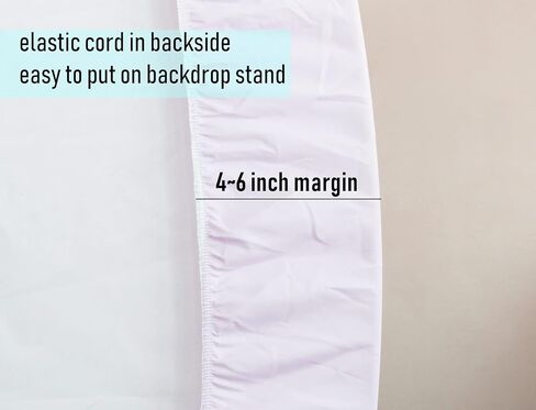 غطاء خلفية مستدير باللون البيج بطول 6.5 قدم، خلفية بيج خلفية صلبة بلون بيج نقي على شكل دائرة لتغطية خلفية لحفلات استقبال المولود الجديد وحفلات أعياد الميلاد وديكور كشك الصور in Kuwait