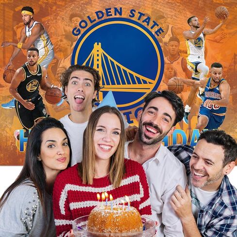 غولدن ستايت ووريورز خلفية عيد ميلاد الزينة ستيفن كاري لوازم الحفلات كرة السلة عيد ميلاد صورة خلفية للبنين أطفال بنات في المنزل داخلي في الهواء الطلق حفلة عيد ميلاد تفضل 5x3FT in Kuwait