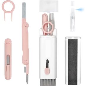 أداة تنظيف لوحة المفاتيح Acuvar 7 في 1 لأجهزة Airpod iPhone MacBook وشاشة الكمبيوتر المحمول وفرشاة لوحة مفاتيح الكمبيوتر وApple Airpods والهواتف المحمولة وسماعات الأذن وأجهزة الكمبيوتر الشخصية وأجهزة iPad ومنظفات الشاشة الإلكترونية in Kuwait