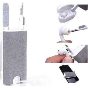 Acuvar Keyboard Cleaner Kit Cleaning Tool 7 in 1 for Airpod iPhone MacBook Laptop Monitor Computer Keyboard Brush, Apple Airpods Cell Phone Earbud PC iPad and Electronic Screen Cleaners