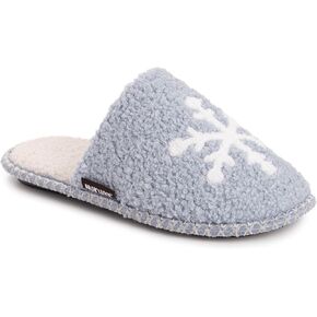 MUK LUKS Women's Novelty Snowflake Scuff Slipper