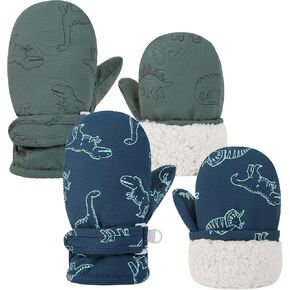 Sea Zaela Baby Toddler Winter Mittens Waterproof Fleece Lined Infant Gloves | Winter Infant Baby Boys Girls Snow Warm Gloves in Saudi Arabia